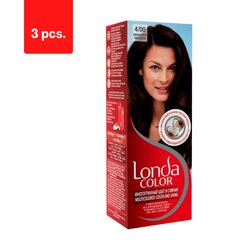 Plaukų dažai Londa Dark Brown 4/00 x 3 vnt. pakuotė kaina ir informacija | Plaukų dažai | pigu.lt