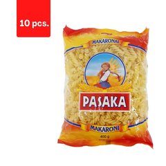 Паста PASAKA, спиральки, 400 г x 10 шт.  цена и информация | Макароны | pigu.lt