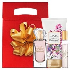 Rinkinys moterims Avon Today Tomorrow Always: kvapusis vanduo EDP, 50 ml  ​​​​​​​+ 10 ml + kūno losjonas, 150 ml kaina ir informacija | Kvepalai moterims | pigu.lt