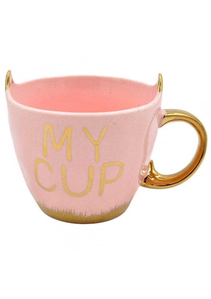 Porcelianinis puodelis My cup su ausytėmis цена и информация | Taurės, puodeliai, ąsočiai | pigu.lt
