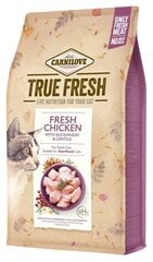 Carnilove True Fresh Cat Chicken полнорационный корм для кошек 4,8кг цена и информация | Сухой корм для кошек | pigu.lt