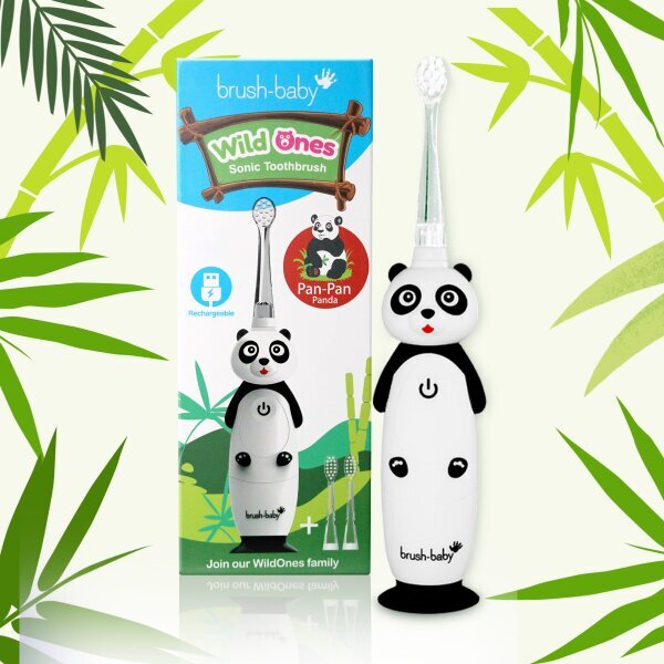 Wildones Panda цена и информация | Elektriniai dantų šepetėliai | pigu.lt