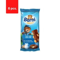 Печенье BARNI Молочное, 30 г x 6 шт.  цена и информация | Сладости | pigu.lt
