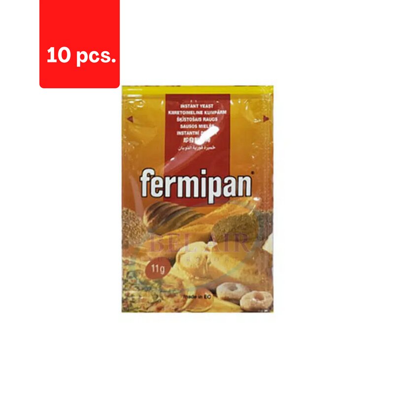 Sausos mielės Fermipan, 11 g x 10 vnt. цена и информация | Priedai maistui ruošti | pigu.lt