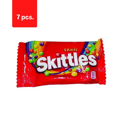 Dražė Skittles fruits, 38 g x 7 vnt. kaina ir informacija | Saldumynai | pigu.lt