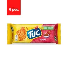 Paprikų skonio krekeriai Lu tuc, 100 g x 6 vnt kaina ir informacija | Užkandžiai, traškučiai | pigu.lt