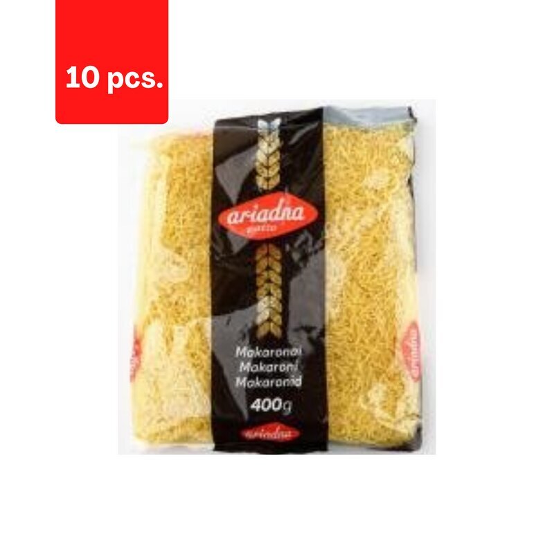 Makaronai vermišeliai Ariadna, 400 g x 10 vnt. kaina ir informacija | Makaronai | pigu.lt