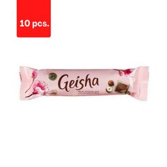 Šokoladinis batonėlis Geisha, 37g x 10 vnt. kaina ir informacija | Saldumynai | pigu.lt