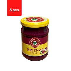 Красный хрен KĖDAINIŲ KONSERVŲ FABRIKAS, 250 г x 5 шт.  цена и информация | Консервы | pigu.lt