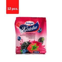 Miško uogų skonio kisielius Klingai, 250 g x 12 vnt. kaina ir informacija | Priedai maistui ruošti | pigu.lt