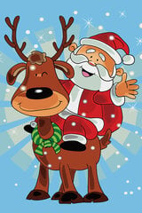 Tapyba pagal skaicius TM Varvikas Merry Christmas MC1087e 20x30 cm kaina ir informacija | Tapyba pagal skaičius | pigu.lt