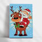 Tapyba pagal skaicius TM Varvikas Merry Christmas MC1087e 20x30 cm kaina ir informacija | Tapyba pagal skaičius | pigu.lt