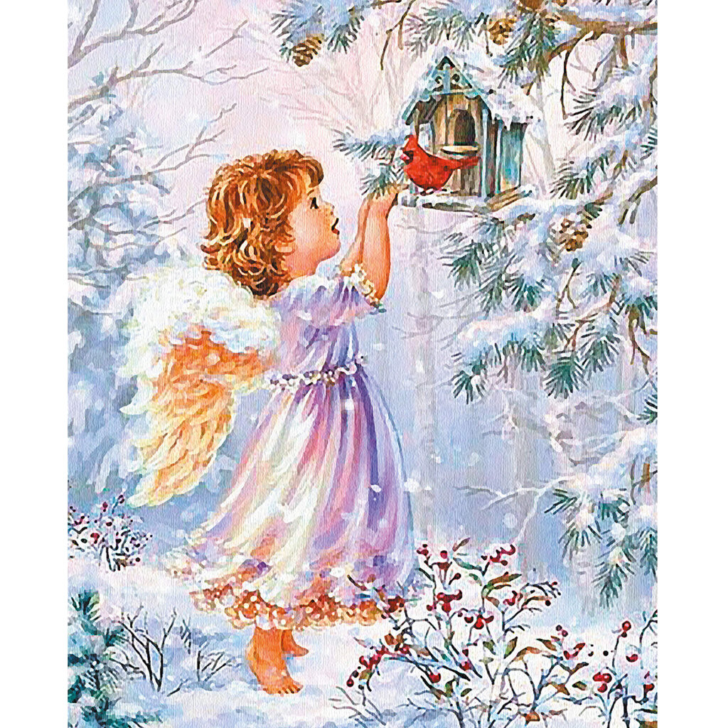 Tapyba pagal skaicius TM Varvikas Christmas Angel MG2430e 40x50 cm kaina ir informacija | Tapyba pagal skaičius | pigu.lt