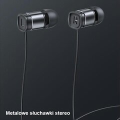 USAMS Słuchawki stereo EP-46 USB-C czerwony|red 1,2m HSEP4604 цена и информация | Теплая повязка на уши, черная | pigu.lt