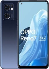 Oppo Reno7 8/256ГБ 5G Две SIM-карты Black цена и информация | Мобильные телефоны | pigu.lt