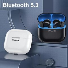 AWEI słuchawki Bluetooth 5.3 T1 Pro + stacja dokująca czarny|black цена и информация | Теплая повязка на уши, черная | pigu.lt