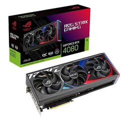 Видеокарта Asus ROG Strix GeForce RTX 4080 16 Гб GDDR6X OC Edition цена и информация | Видеокарты (GPU) | pigu.lt