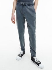 Calvin Klein Jeans laisvalaikio kelnės vyrams J30J318396, pilkos цена и информация | Мужские брюки FINIS | pigu.lt