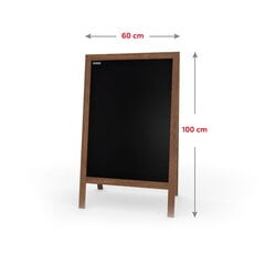 Magnetinė kreidinė lenta su magnetais Allboards, 100x60 cm kaina ir informacija | Kanceliarinės prekės | pigu.lt