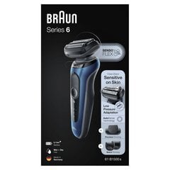 Braun Series 6 61-B1500s AutoSense kaina ir informacija | Barzdaskutės | pigu.lt