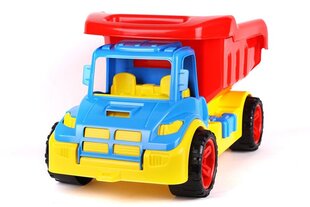 Didelis žaislinis savivartis LeanToys Big blue red Sandbox kaina ir informacija | Žaislai berniukams | pigu.lt