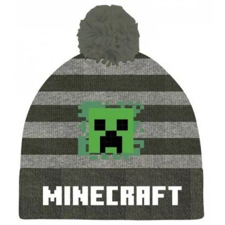 Minecraft vaikiška kepurė Creeper kaina ir informacija | Kepurės, pirštinės, šalikai berniukams | pigu.lt