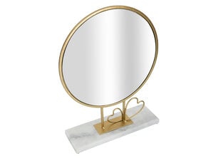 Зеркало Глэм, золотистое цена и информация | Зеркала | pigu.lt