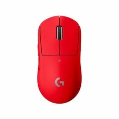 Мышь Logitech G PRO X SUPERLIGHT 25600 dpi, красная цена и информация | Мыши | pigu.lt