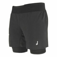 Спортивные шорты Joluvi Meta Duo Чёрный цена и информация | Мужские термобрюки, темно-синие, SMA61007 | pigu.lt