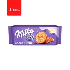 Sausainiai Milka choco grains, 126 g x 5 vnt. kaina ir informacija | Saldumynai | pigu.lt