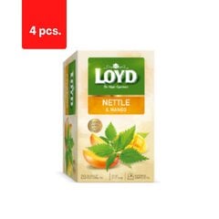 Травяной и фруктовый чай со вкусом крапивы и манго LOYD, 20 х 1.5 г х 4 упаковки цена и информация | Чай | pigu.lt