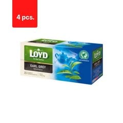 Чай черный ароматизированный LOYD Earl Grey, 20x1,7г x 4 упаковки цена и информация | Чай | pigu.lt