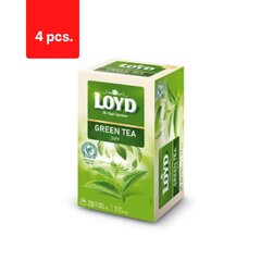 Зеленый чай со вкусом айвы и опунции LOYD, 20 х .7 г х 4 упаковки цена и информация | Чай | pigu.lt