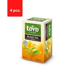 Чай черный в пакетиках LOYD, 20 х 2 г х 4 упаковки цена и информация | Чай | pigu.lt