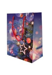 Kalėdinis dovanų maišelis, 23 x 18 cm цена и информация | Товары для упаковки подарков | pigu.lt