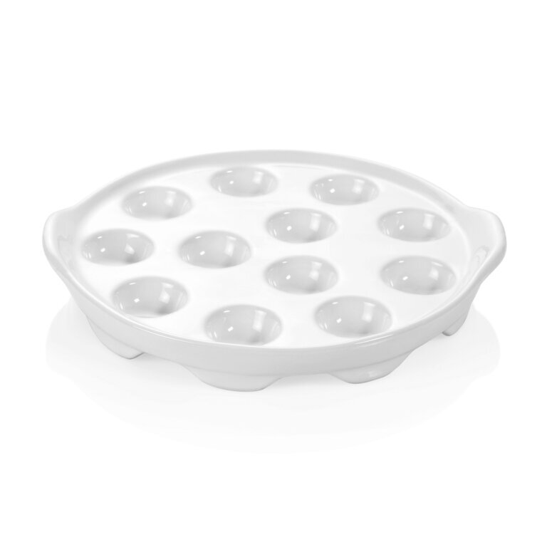 Porceliano lėkštė 12 sraigių, Ø20cm цена и информация | Indai, lėkštės, pietų servizai | pigu.lt