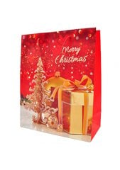 Kalėdinis dovanų maišelis, 32 x 26 cm цена и информация | Товары для упаковки подарков | pigu.lt