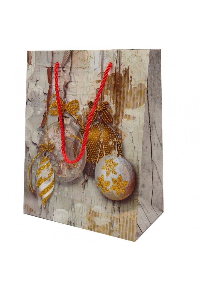 Kalėdinis dovanų maišelis, 23 x 18 cm kaina ir informacija | Dovanų pakavimo priemonės | pigu.lt