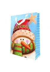 Kalėdinis dovanų maišelis, 40 x 30 cm kaina ir informacija | Dovanų pakavimo priemonės | pigu.lt