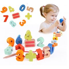 Medinis veriamas žaislas - Skaičiai, Classic World kaina ir informacija | Žaislai kūdikiams | pigu.lt