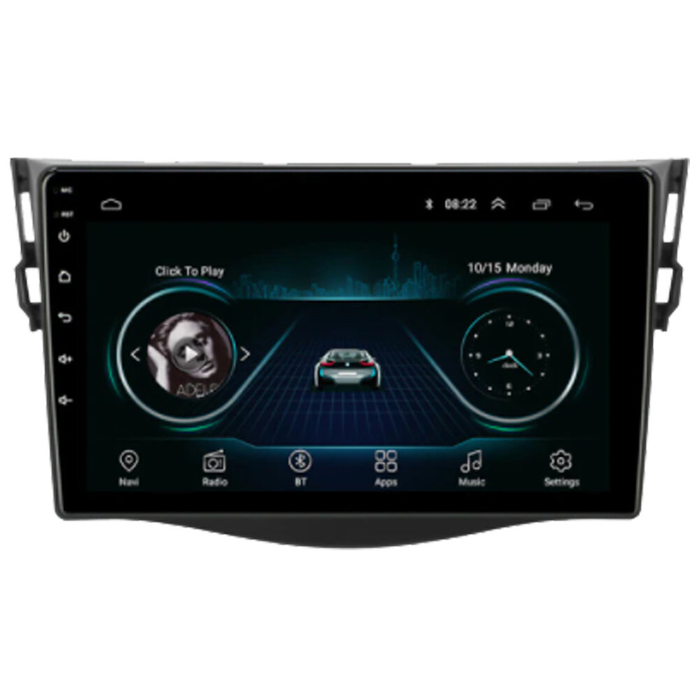 Android мультимедийный планшет TOYOTA RAV4 2006 -12, 9 дюймов стерео  USB/WiFi/GPS/Bluetooth цена | pigu.lt