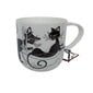 Carmani, Crazy Cats puodelis su katinu, baltas, juodas, 0,5 l kaina ir informacija | Originalūs puodeliai | pigu.lt