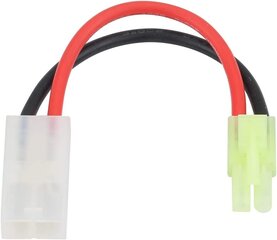 1 vnt. kabelis 16AWG Cm 13 Plug Converter adapteris Tamiya Large Female to Mini Tamiya Male įkrovimo kabelis kaina ir informacija | Išmanioji technika ir priedai | pigu.lt