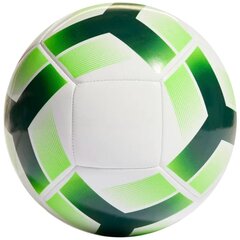 Futbolo kamuolys Adidas Starlancer Plus HE6233, žalias-baltas kaina ir informacija | Futbolo kamuoliai | pigu.lt