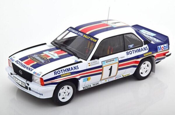 Opel Ascona B 400 #1 Rothmans Rally Acropolis 1982 W.Roehrl/C.Geistdoerfer IXO 1:18 18RMC097A цена и информация | Kolekciniai modeliukai | pigu.lt