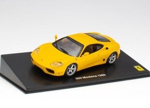 Ferrari 360 Modena 1999 Yellow FGT021 ALTAYA 1:43 kaina ir informacija | Kolekciniai modeliukai | pigu.lt