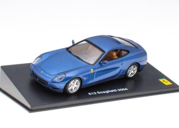 Ferrari 612 Scaglietti 2004 Metallic Blue FGT026 ALTAYA 1:43 kaina ir informacija | Kolekciniai modeliukai | pigu.lt