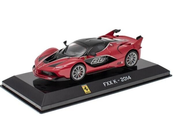 Ferrari FXX K - 2014 Dark Red SUP102 Altaya kaina ir informacija | Kolekciniai modeliukai | pigu.lt