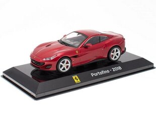 Ferrari Portofino - 2018 Metallic Red SUP103 Altaya kaina ir informacija | Kolekciniai modeliukai | pigu.lt