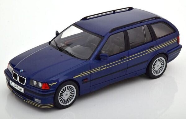 BMW Alpina B3 E36 3.2 Touring 1995 Blue Metallic MCG 1:18 MCG18227 kaina ir informacija | Kolekciniai modeliukai | pigu.lt